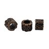 20Pcs Big Hole Spacer Beads Charms Jewelri Charm Antique Bronze Color 9X9X7mm