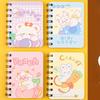 24 шт. Карманные книжки-блокноты 80 листов в каждой Маленький цветок Любовь Маленький милый Блокнот с боковой спиралью Мини-портативный блокнот для перелистывания для студентов
