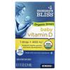 Organic Baby Vitamin D Drops, Newborn+, 10Mcg(400Iu), 3.24Ml(0.11Fl Oz)