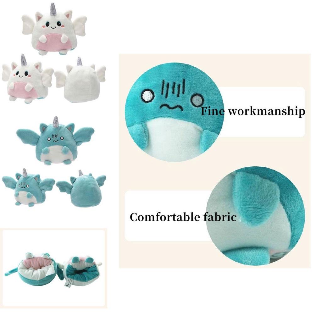 Squishmallows Двусторонний плюшевый игрушечный ангел, меняющий лицо