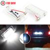 2pcs Canbus LED Number License Plate Light Error Free White for BMW X5 E53 1999-2006 X3 E83