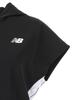Golf French Sleeve Parka to the 2 [New Balance] Women's (Stretchy/Cool touch) / 012-5164503 010_Black