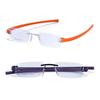 RSINC Combo Rimless Frame Eyeglasses for Unisex Silver Orange-Purple Purple Tag JL186701650254