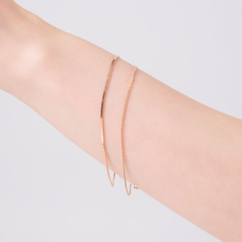 ELLE Jewelry Браслет-цепочка с узором «елочка» ELBRBB100