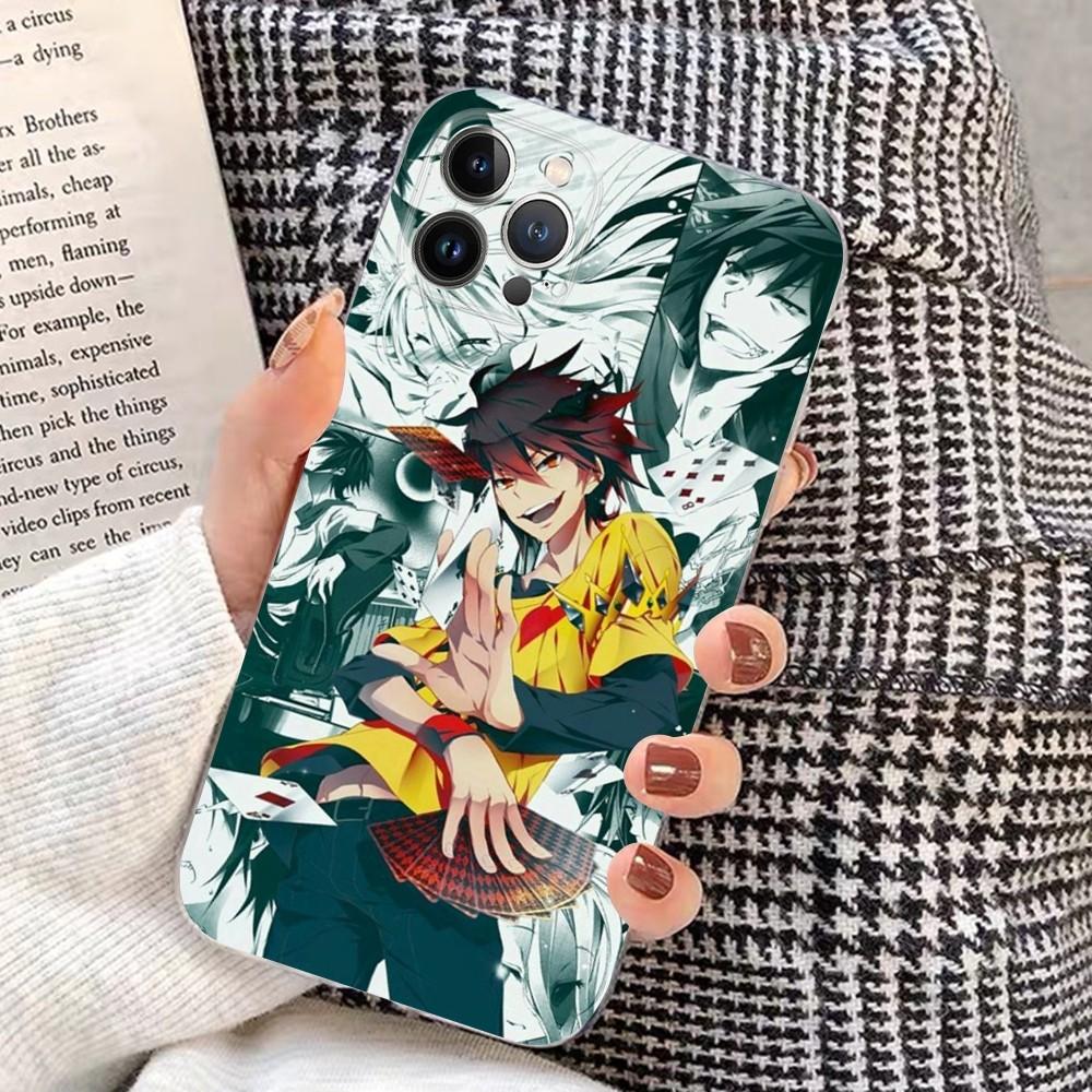 Чехол для телефона из аниме No Game NO life для iPhone 15 8 7 6 6S Plus X SE 2020 XR XS 14 11 12 13 Mini Pro Max