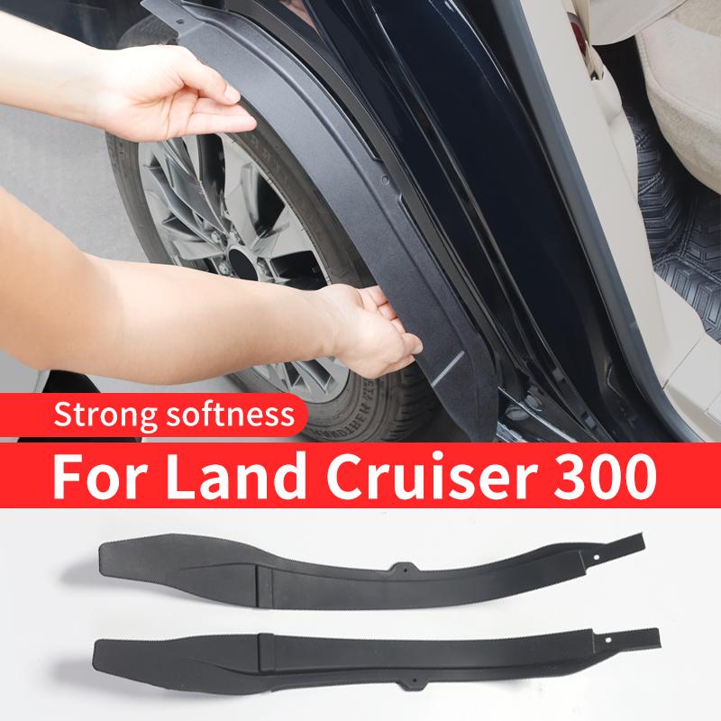 Для Toyota Land Cruiser 300 LC300 2021-2024 Задняя колесная арка Подкрылок Зазор двери Аксессуары для крыла Детали 2022 2023 ZX VXR GX GXR OO1