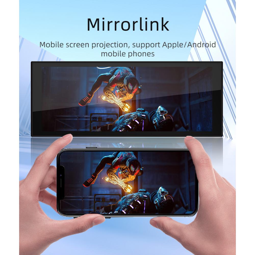 icreative 1 Din Android Автомобильный мультимедийный видеоплеер GPS-навигация Wi-Fi 1 Din Авторадио Стерео Автомобильное радио Android 6,9-дюймовый экран для универсального использования