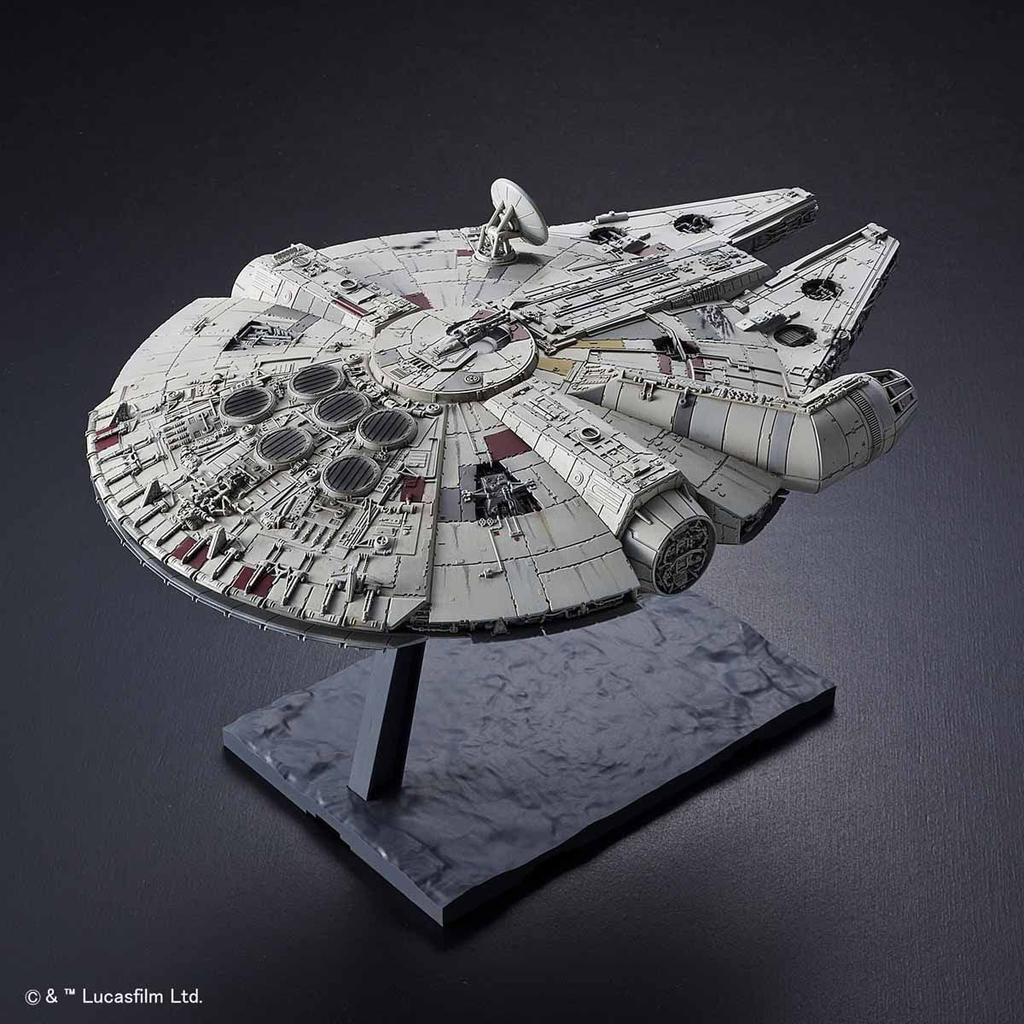 BANDAI SPIRITS Звездные войны Тысячелетний сокол Восстание масштаба Пластиковая модель (Звездные войны Скайуокер) 1/144 Предварительно окрашенный