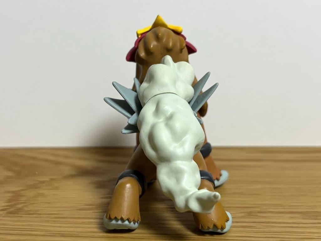 [USED] 3D Pokémon Encyclopedia Entei Figure - Extremely Rare