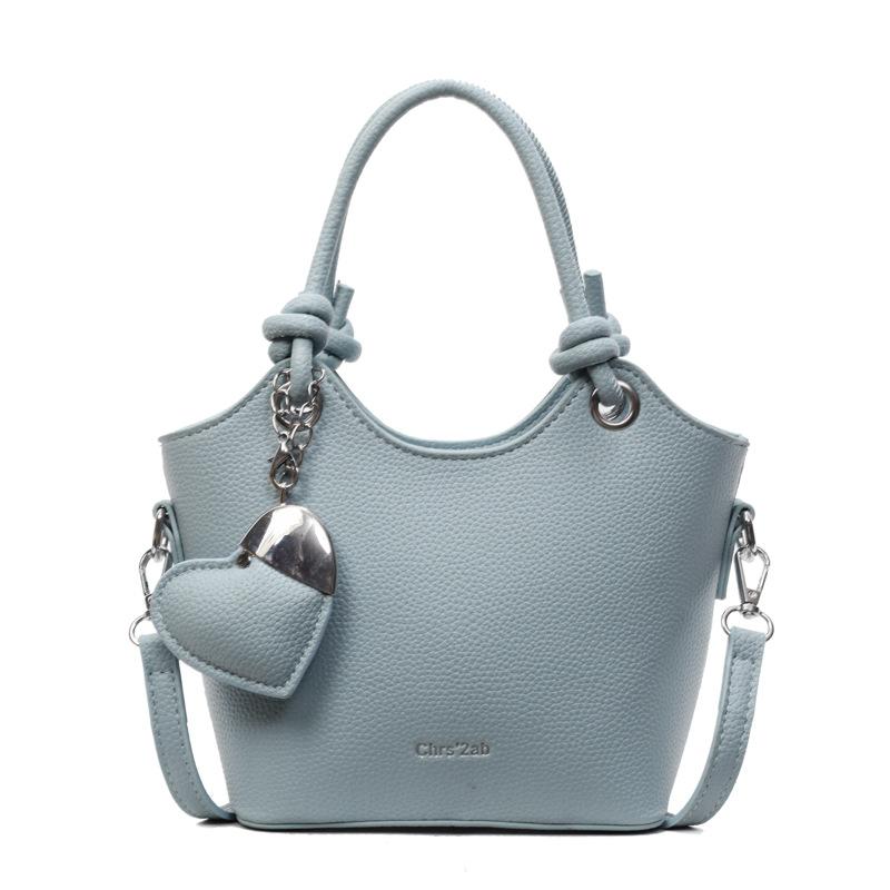 Летняя популярная маленькая сумка женская 2025 новая модная универсальная на плечо, сумка-мессенджер, супер огонь, портативная сумка-ведро