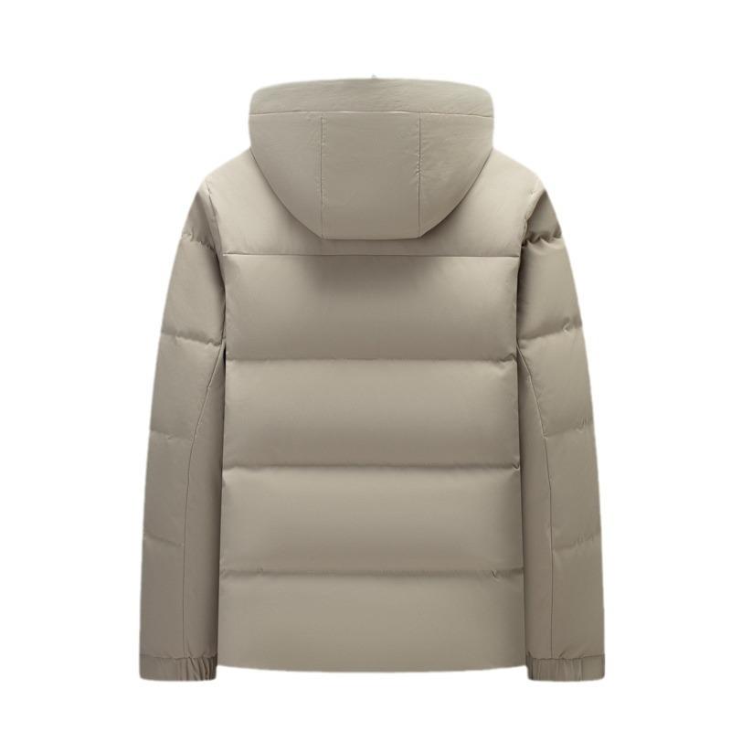 Men's Down Jacket Winter Business Casual Hooded Thick Outdoor Tooling Down Jacket Men's Jacket
