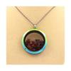 Pierres et Minéraux. Collier Tourmaline multicolore brut. Modèle multicolore.