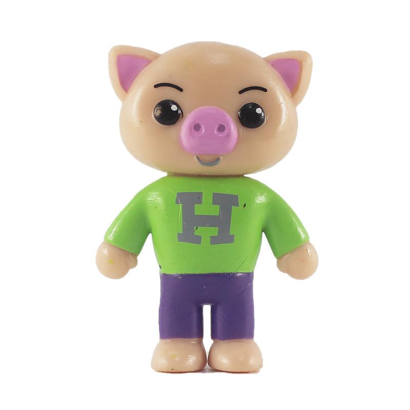 6 шт./компл. Милый клоун из плим-аниме, фигурка, игрушка, ПВХ, просвещение, образовательная модель, куклы для детей, подарочные украшения для стола