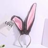 1PC Cosplay Rabbit Police Officer Rabbit Ear Headband Cute Headband Accessories Dress Up Plush Headband Hair Clip