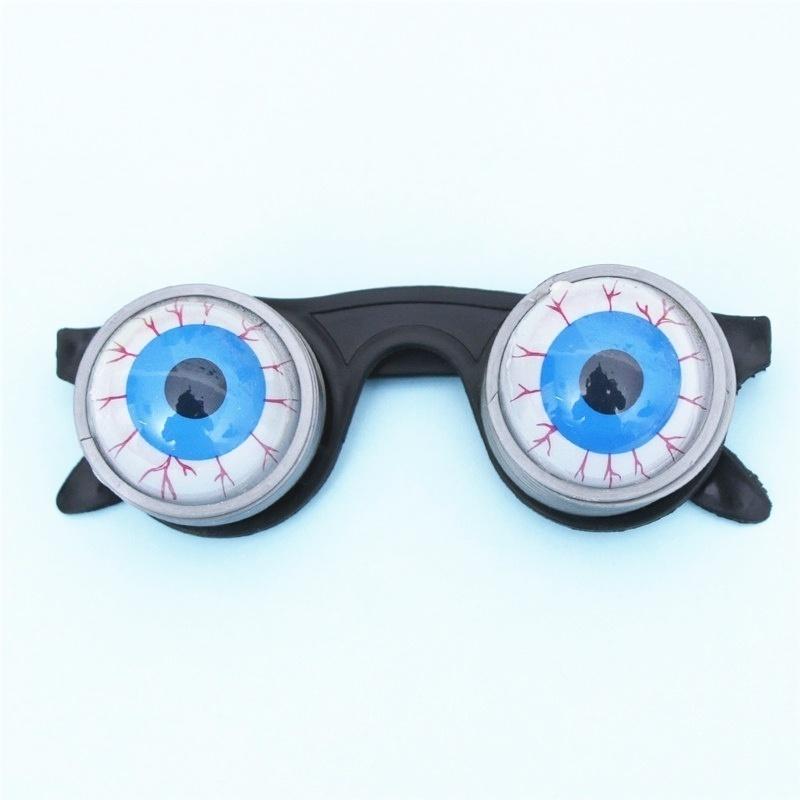 Halloween Pop Out Eye Dropping Eyeball Glasses Horror Masquerade Scary Eyes Glasses Party Prank Funny Joke Toy