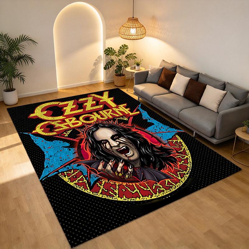 Heavy Metal Living Room Nonslip Area Rug Soft Carpet For Bedroom Game Playroom Sofa Office Home Decor Doormat Christmas Gift C926830