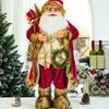 New Year Christmas Decorations For Home Height 30cm 45cm Santa Claus Doll Children's Gifts Window Ornaments Navidad