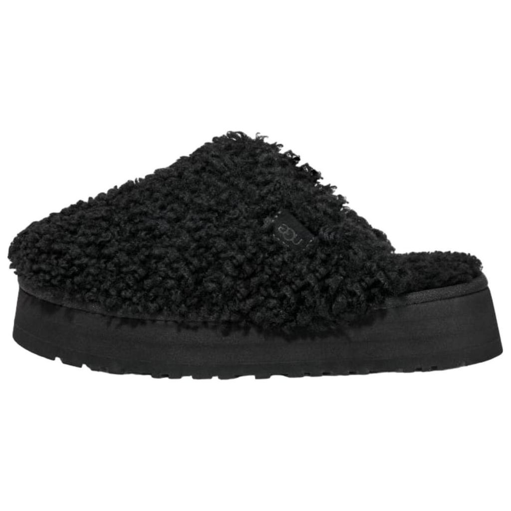 UGG Suede Versatile Fashion Open-Toe Slippers Women Slippers Black 1133171-BLK