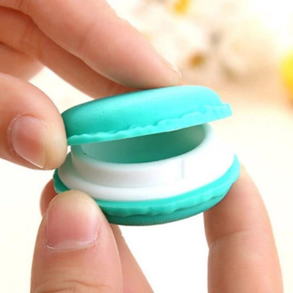 Round Macaron Jewelry Box Candy Color Medicine Box Fashion Mini Storage Box  Jewelry