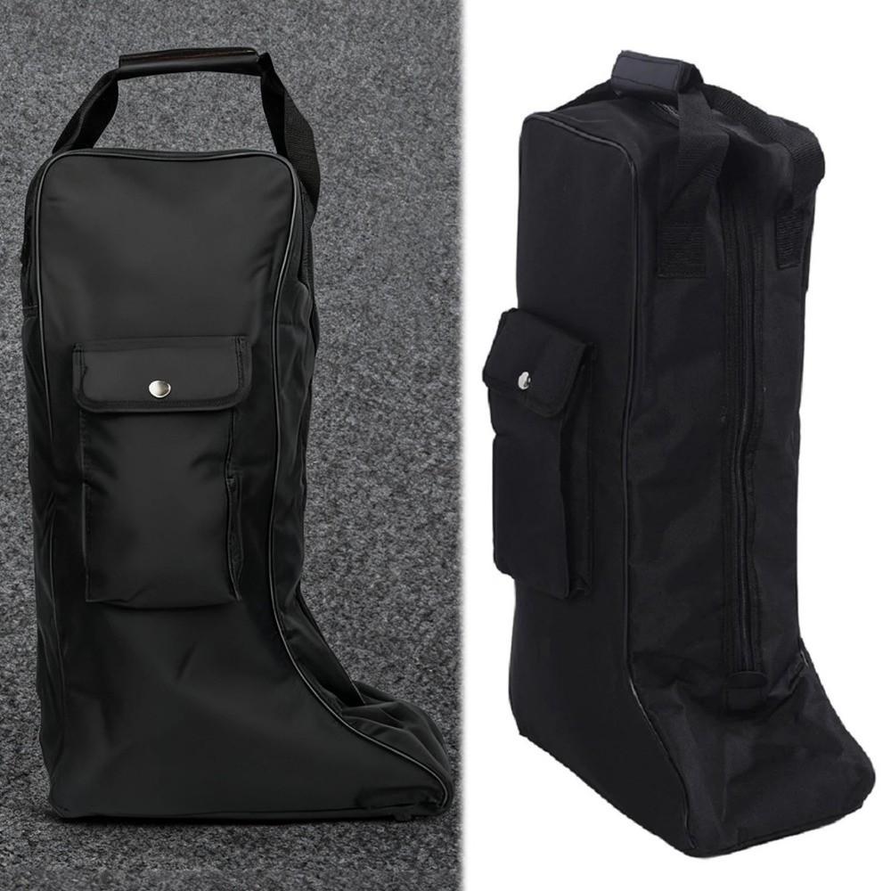 600D Riding Boot Bag Dust Proof Equestrian Boot Bag Long Boots Bag Outdoor Activities