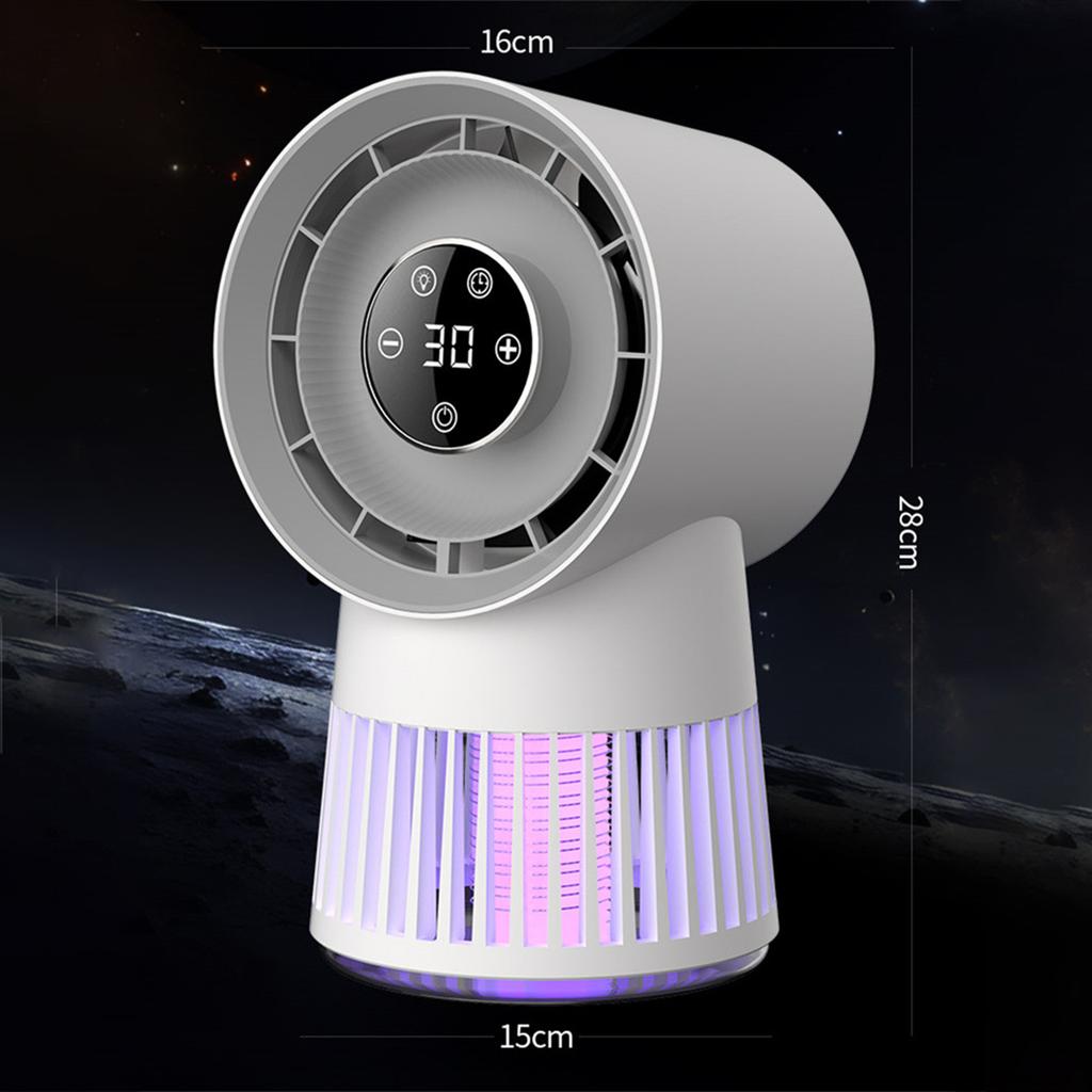 Лампа-уничтожитель комаров электрическим током, лампа-уничтожитель комаров с вентилятором два в одном, для кемпинга на открытом воздухе, USB-уничтожитель комаров