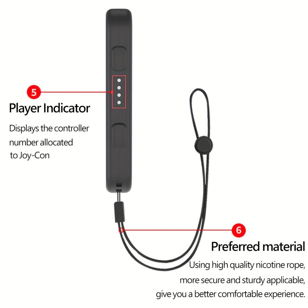 PGRTYOF Ремешок для Switch Joycon