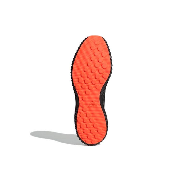 Adidas Alphabounce Ek Удобные Универсальные Сетчатые Нескользящие Прочные Низкие Повседневные Кроссовки для Бега Мужские Кроссовки Черный Оранжевый GW2267