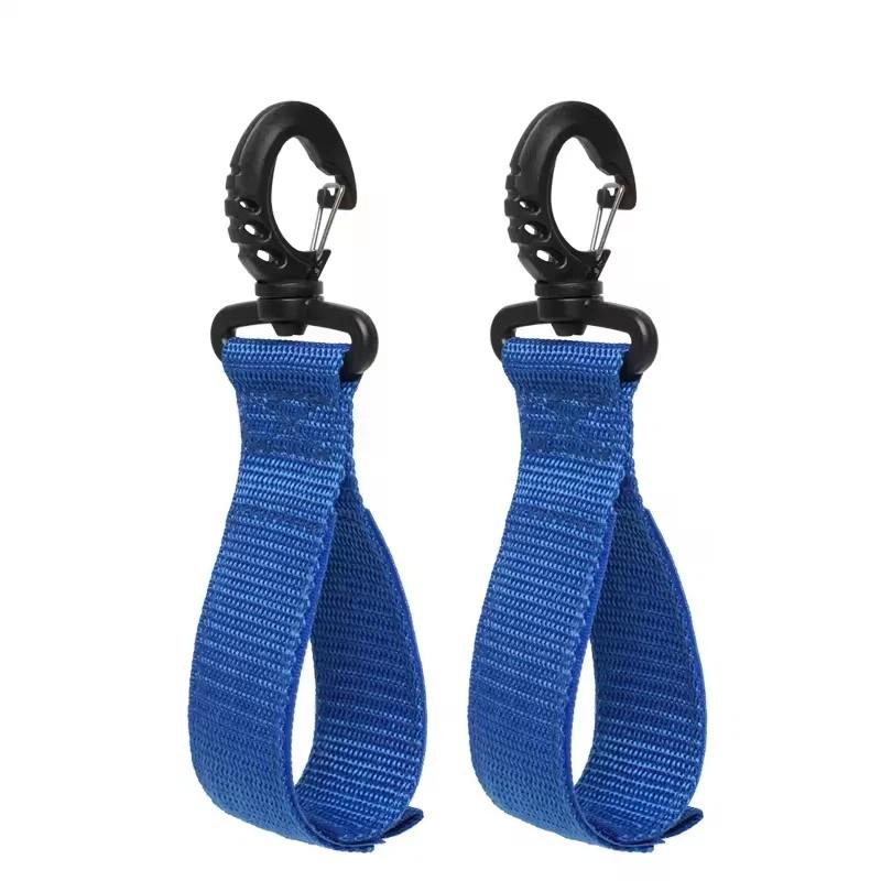 Paddleboard Paddle Fixing Strap 2 Pack Lightweight Rotatable Spring Hook for SUP Surfing Outdoor Use