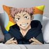 Итадори Юдзи Анимация Магическая битва Наволочка Квадратная подушка Спальня Диван Досуг Комфорт Автомобиль Гостиная Украшение для дома 40X40