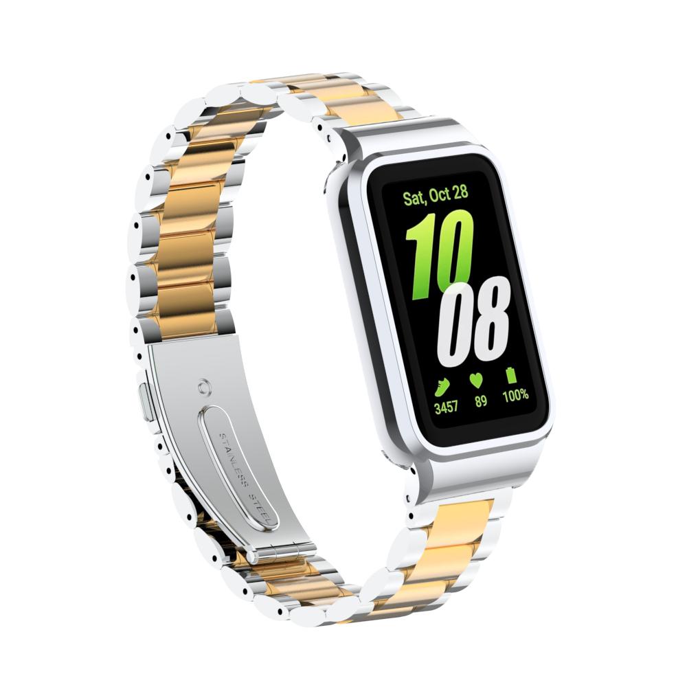 Ремешок + чехол для Samsung Galaxy Fit 3 SmartWatch, аксессуары для samsung galaxy fit 3, металлический браслет, защитный чехол, рамка