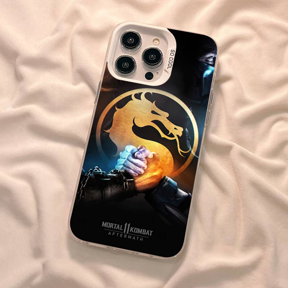 Игровые чехлы для телефона M-Mortal K-Kombat Для iPhone 17 16e 15 14 13 12 11 Plus Pro Max ProMax Цветные чехлы