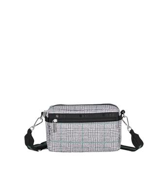 Официальная сумка через плечо PHONE Check [LeSportsac] E/W CROSSBODY/1596 женская серо-зеленая