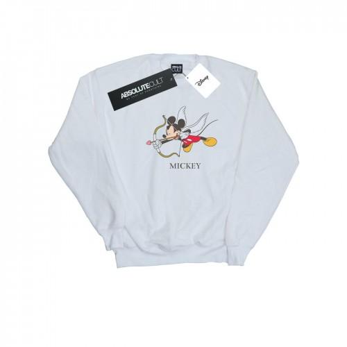 Disney Mens Mickey Mouse Love Cherub Sweatshirt