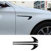 LLKUANG Боковой воздухозаборник в стиле AMG, накладка на крыло для Mercedes Benz C E GLC Класса W205 W213 X253 (Черный глянцевый)