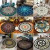 Round Carpet Ethnic Mandala Living Room Carpet Floor Mat Chair Sofa Children Living Room Decorative Carpet Mode