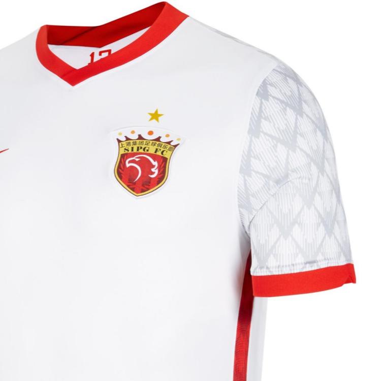 Nike Футболка с коротким рукавом и V-образным вырезом, цветные блоки, мужская, Fan Edition, белая, Challenge-красная CT6188-101