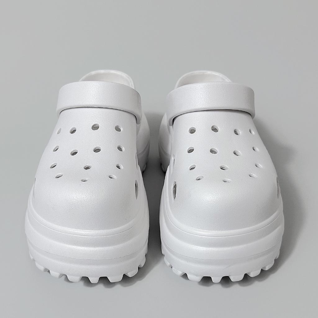 Женские сабо Нескользящие сандалии Тапочки из ЭВА с толстой подошвой Пляжная обувь Комфортная обувь для активного отдыха Увеличивающая рост обувь