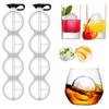 4 Holte Sphere Виски Ijs Bal Mold Ronde Jelly Icecube Maker Mallen Diy Cocktai Hockey Maken Gereedschap Voor Thuis bar Party
