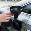 Универсальный набор пластиковых воронок для автомобиля, набор для заправки автомобиля и мотоцикла с фильтром, трубкой и ручкой, длинногубые масляные воронки