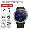 3pcs Clear HD 2.5D Tempered Glass Screen Protectors Protective Films for Garmin Vivoactive 3