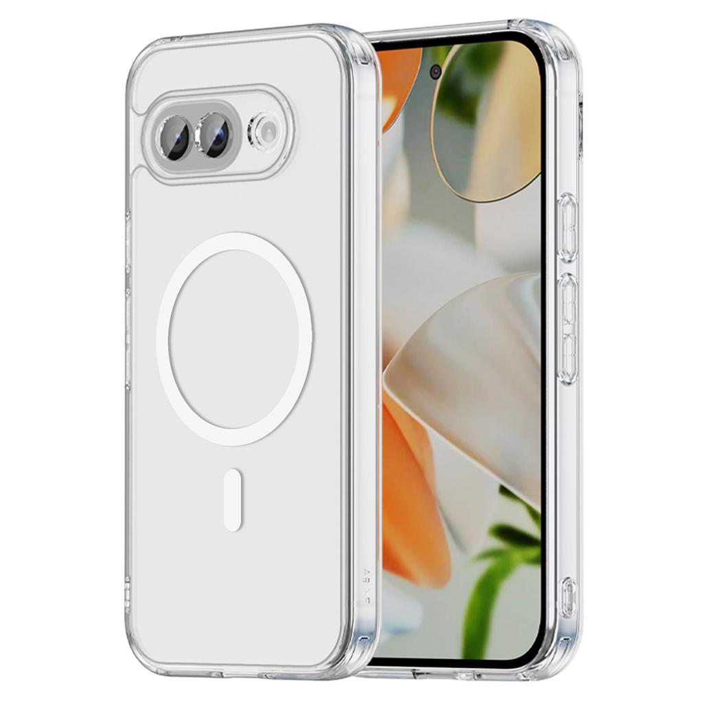 Прозрачный чехол для телефона Google Pixel 9A, Магнитный чехол для телефона Google Pixel 9A, Не желтеющий