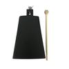 S.T.S.G Cowbell Percussion Set with Sticks, Durable Metal Accessories, Portable Drummer Set (Size 7)