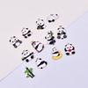 Set Of 10 Panda Charm Fashionable Accessories Cartoon Animal Pendant for Handmade Necklaces Bracelets Jewelry Supplies