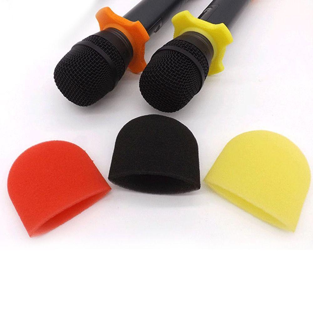 2PCS/Set Disposable Microphone Cover Mic Dust Proof Covers Studio Interview Karaoke DJ