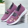 Женские повседневные туфли на плоской подошве, удобные туфли для ходьбы без застежек для женщин, легкие, мягкие, дышащие, тренировочные туфли на плоской подошве