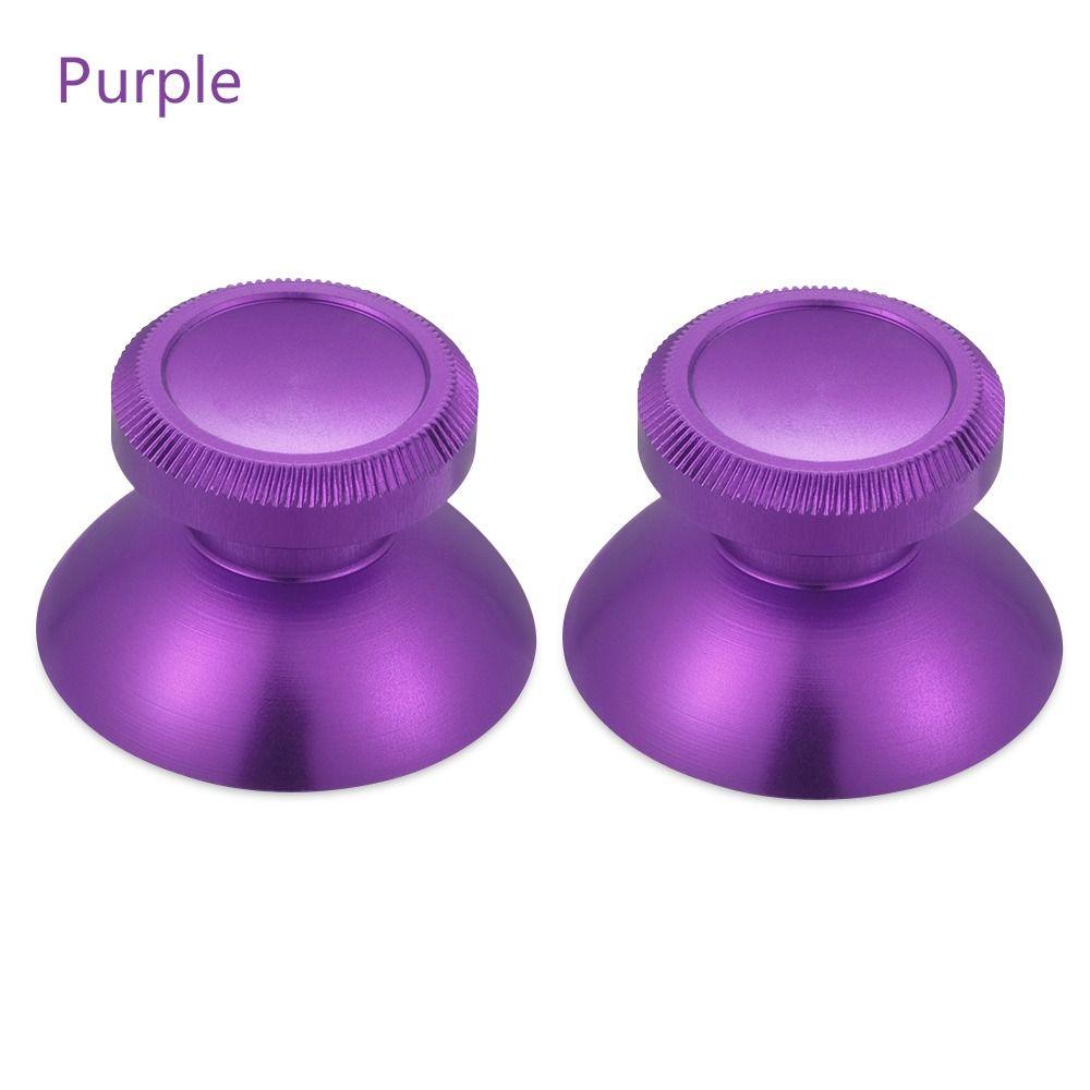 2pcs Game Metal Caps Cover Analog Thumbstick Controller Joystick Grip Aluminum
