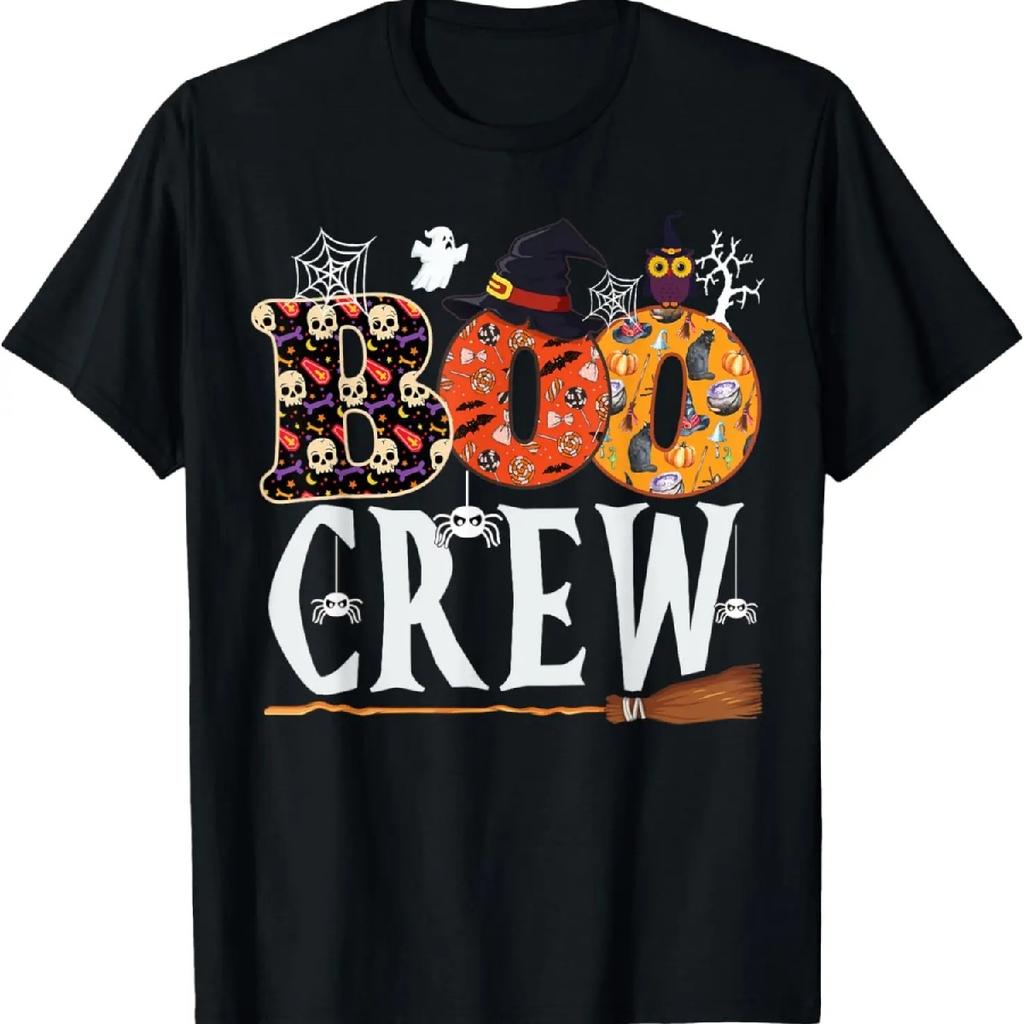 Футболка Halloween Boo Crew Смешная Мужская Женская Детская Футболка