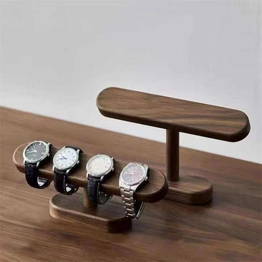 Home Decoration Watch Display Holder Wooden Watch Storage Rack Watch Bracket  Counter Shows