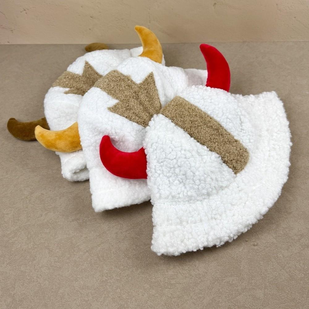 Windproof Fisherman Hat Thickened Plush Winter Warm Hat Warm Bucket Hat Winter