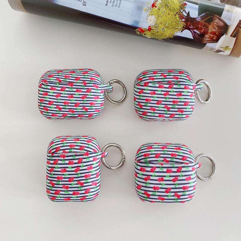 New AirPods 1 protective case earphone case cherry ins earphone case niche advanced sense AirPods